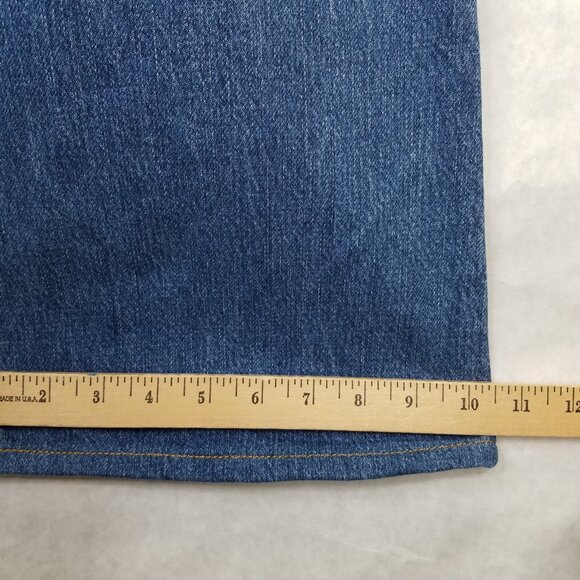 G. Label Goop Jeans Women's 29 Blue Hi-Rise Wide Leg Med Wash Denim USA - Picture 16 of 16
